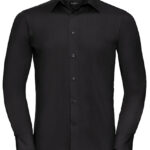 Men’s Long Sleeve Tailored Polycotton Poplin Shirt