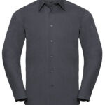Men’s Long Sleeve Tailored Polycotton Poplin Shirt