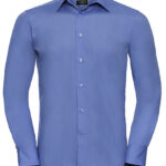 Men’s Long Sleeve Tailored Polycotton Poplin Shirt