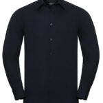 Men’s Long Sleeve Tailored Polycotton Poplin Shirt