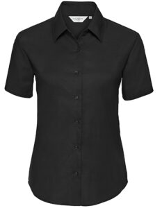 Ladies’ Short Sleeve Tailored Oxford Shirt