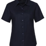 Ladies’ Short Sleeve Tailored Oxford Shirt