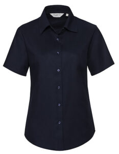 Ladies’ Short Sleeve Tailored Oxford Shirt