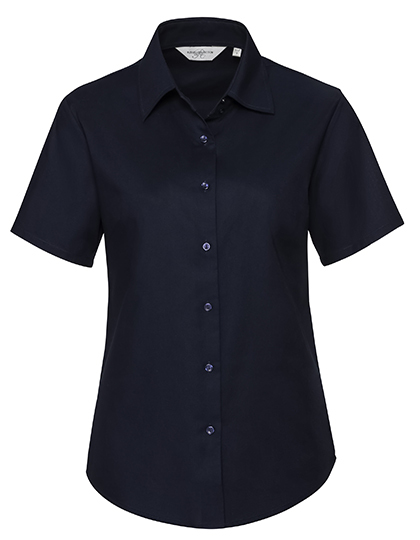 Ladies’ Short Sleeve Tailored Oxford Shirt