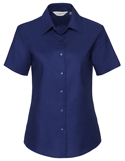 Ladies’ Short Sleeve Tailored Oxford Shirt
