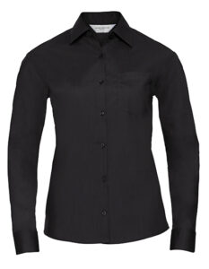 Ladies’ Long Sleeve Classic Polycotton Poplin Shirt