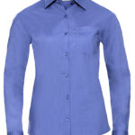 Ladies’ Long Sleeve Classic Polycotton Poplin Shirt
