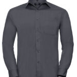 Men’s Long Sleeve Classic Polycotton Poplin Shirt