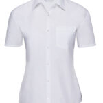 Ladies’ Short Sleeve Classic Polycotton Poplin Shirt