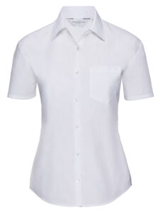 Ladies’ Short Sleeve Classic Polycotton Poplin Shirt