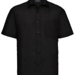 Men’s Short Sleeve Classic Polycotton Poplin Shirt