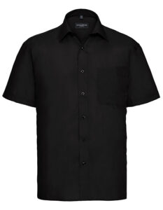 Men’s Short Sleeve Classic Polycotton Poplin Shirt