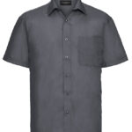 Men’s Short Sleeve Classic Polycotton Poplin Shirt