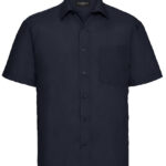 Men’s Short Sleeve Classic Polycotton Poplin Shirt