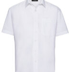 Men’s Short Sleeve Classic Polycotton Poplin Shirt