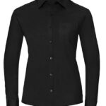 Ladies’ Long Sleeve Classic Pure Cotton Poplin Shirt