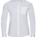 Ladies’ Long Sleeve Classic Pure Cotton Poplin Shirt