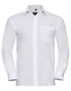 Men’s Long Sleeve Classic Pure Cotton Poplin Shirt