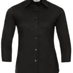 Ladies’ Long Sleeve Classic Pure Cotton Poplin Shirt