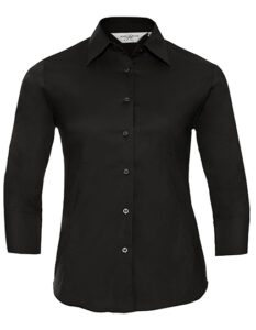 Ladies’ Long Sleeve Classic Pure Cotton Poplin Shirt