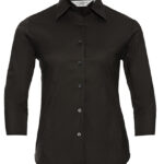 Ladies’ Long Sleeve Classic Pure Cotton Poplin Shirt