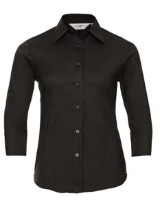 Ladies’ Long Sleeve Classic Pure Cotton Poplin Shirt