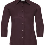 Ladies’ Long Sleeve Classic Pure Cotton Poplin Shirt