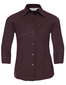 Ladies’ Long Sleeve Classic Pure Cotton Poplin Shirt