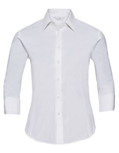Ladies’ Long Sleeve Classic Pure Cotton Poplin Shirt