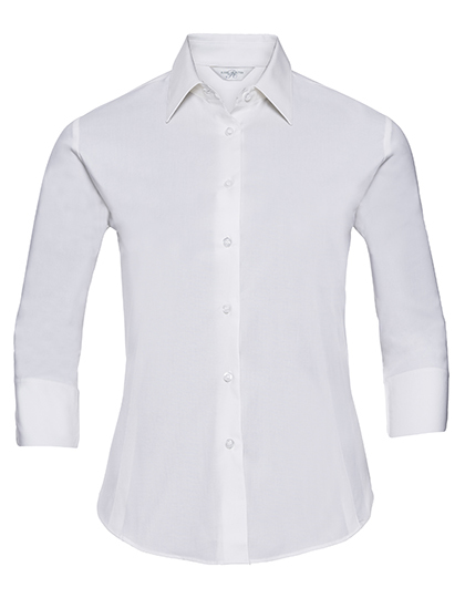 Ladies’ Long Sleeve Classic Pure Cotton Poplin Shirt