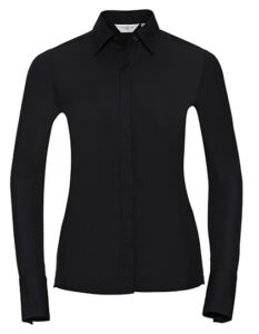 Ladies’ Long Sleeve Fitted Ultimate Stretch Shirt