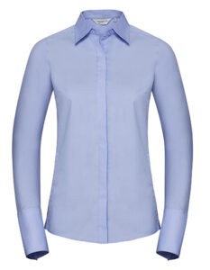Ladies’ Long Sleeve Fitted Ultimate Stretch Shirt