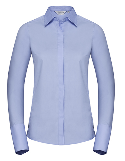 Ladies’ Long Sleeve Fitted Ultimate Stretch Shirt