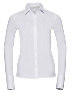 Ladies’ Long Sleeve Fitted Ultimate Stretch Shirt