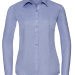 Ladies’ Long Sleeve Tailored Herringbone Shirt