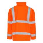 Dry Zone Visible PU Regnjakke Hi-Vis med refleksstriber