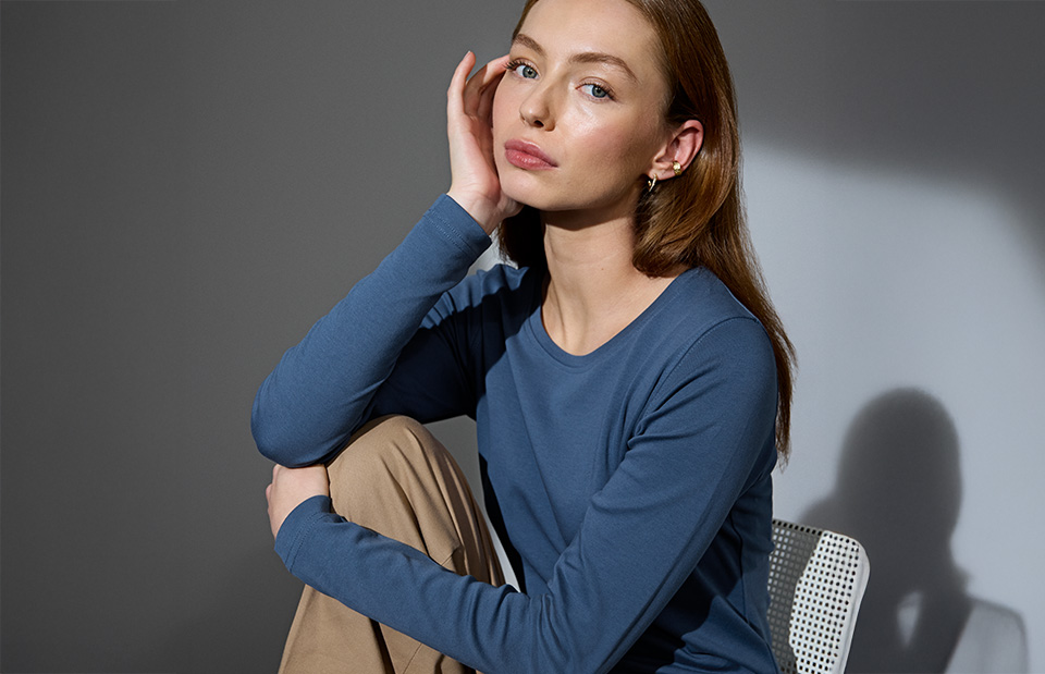 Interlock T-shirt | l/æ | dame