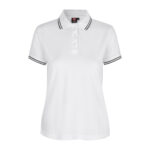 Kontrast poloshirt | stretch | dame