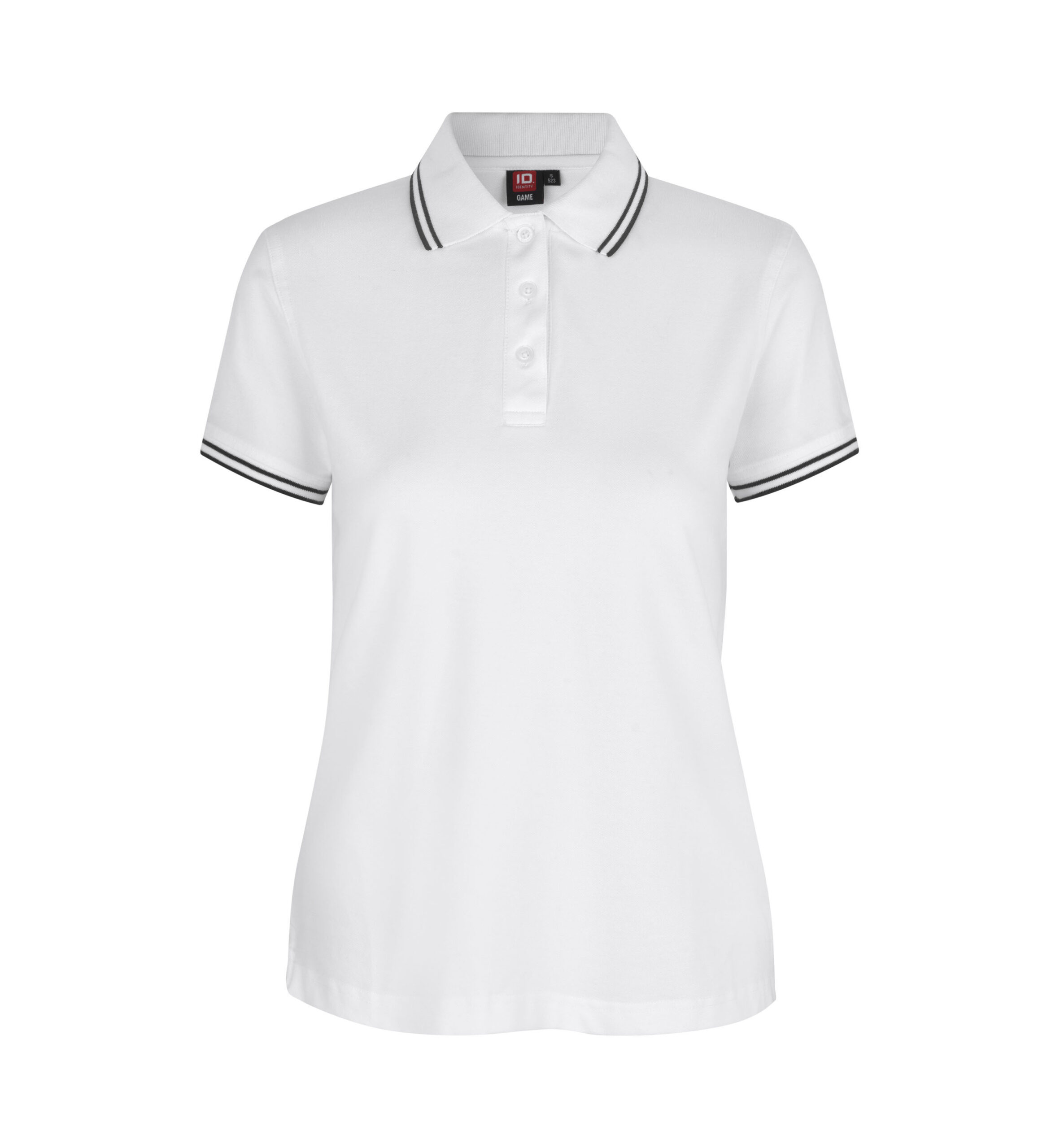Kontrast poloshirt | stretch | dame