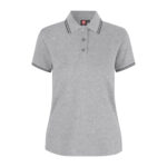 Kontrast poloshirt | stretch | dame