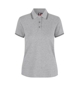 Kontrast poloshirt | stretch | dame