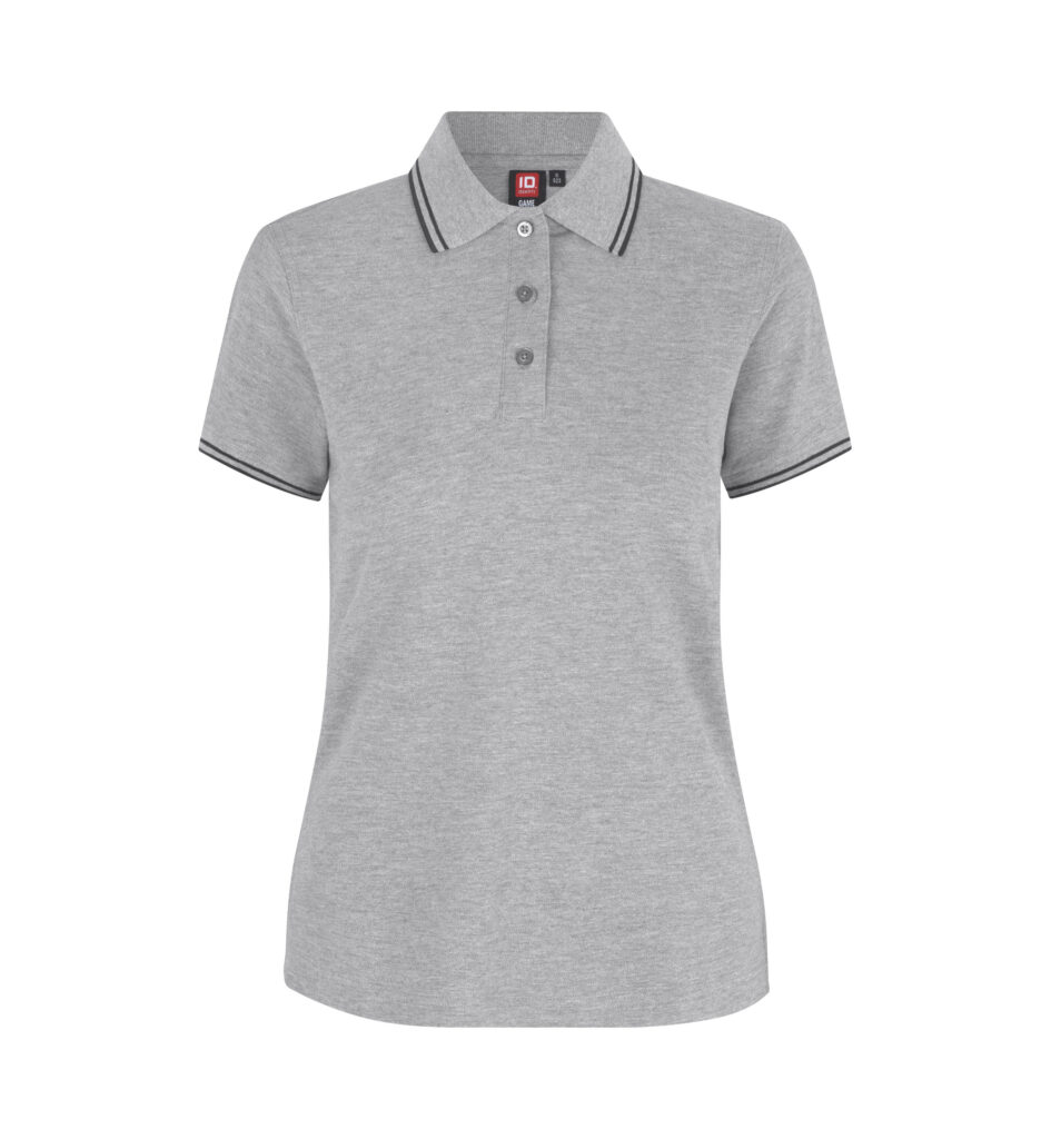 Kontrast poloshirt | stretch | dame