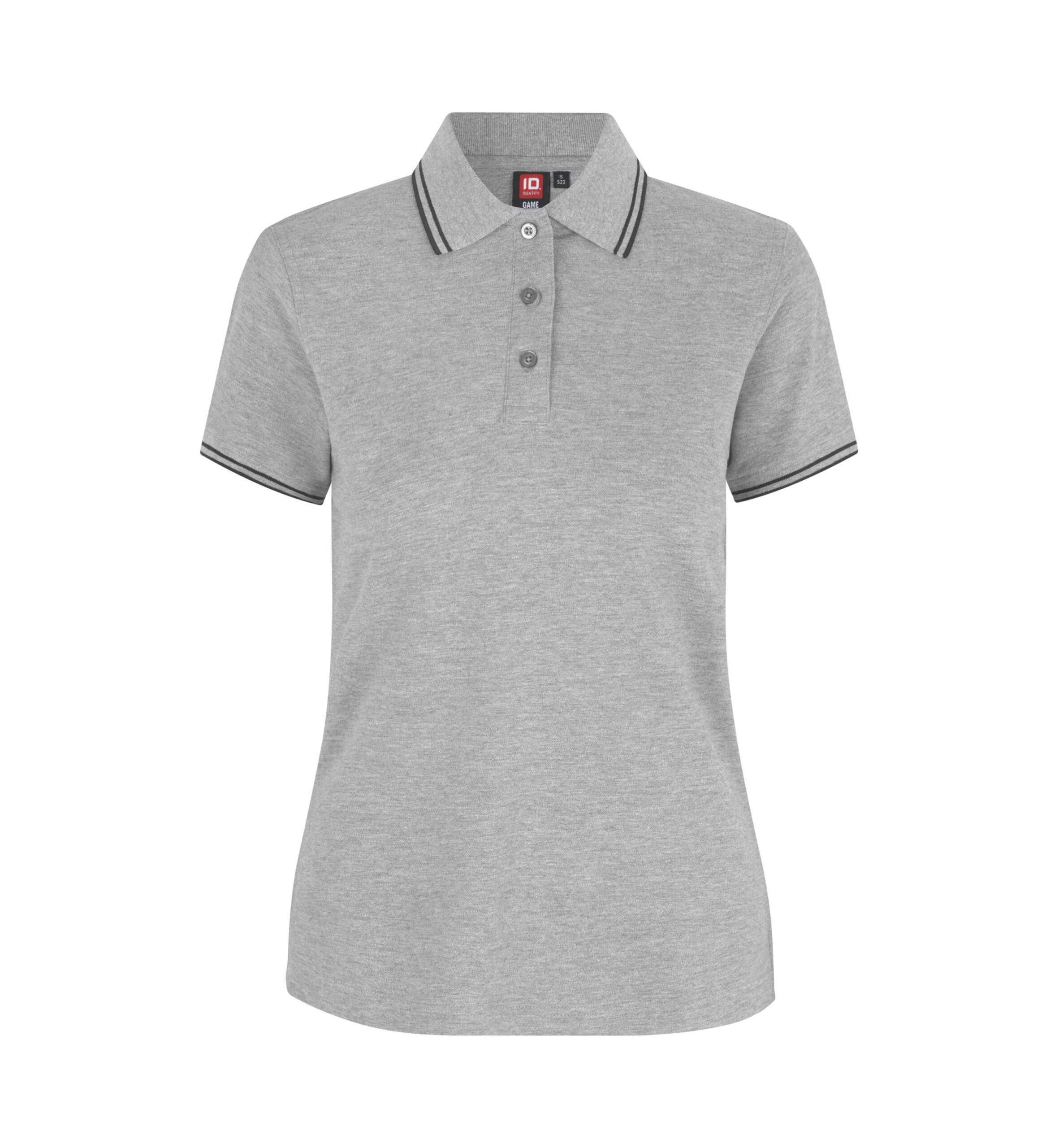 Kontrast poloshirt | stretch | dame