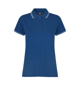 Kontrast poloshirt | stretch | dame