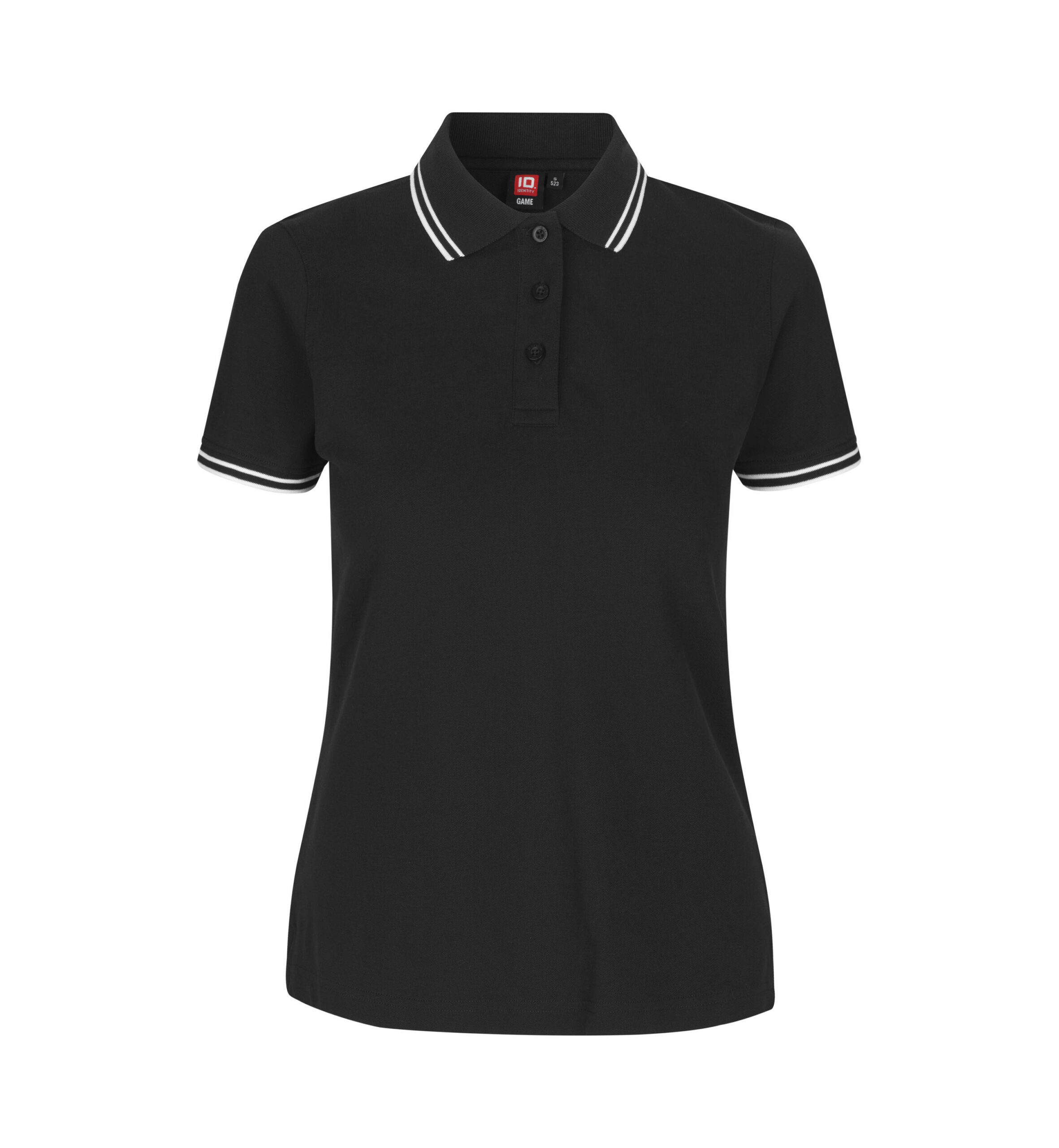 Kontrast poloshirt | stretch | dame