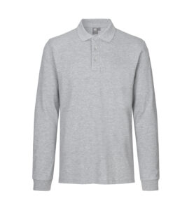 Langærmet poloshirt | stretch