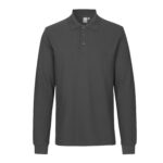 Langærmet poloshirt | stretch