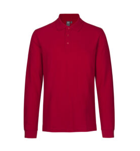 Langærmet poloshirt | stretch