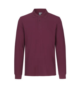 Langærmet poloshirt | stretch
