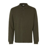 Langærmet poloshirt | stretch